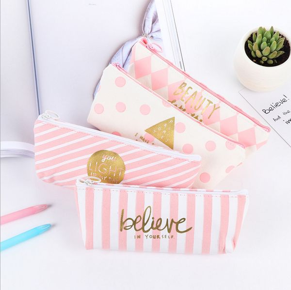 ellen brook 1 piece new fashion fresh pink canvas pen pencil bag canvas school office stationary receive black tools case
ellen brook 1 piece new fashion fresh pink canvas pen pencil bag canvas school office stationary receive black tools case