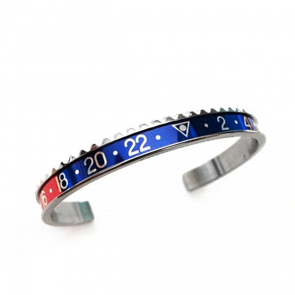 new opening trend titanium steel bracelet luxury designer digital tick dial temperament wild fashion couple bracelet with box, Black
new opening trend titanium steel bracelet luxury designer digital tick dial temperament wild fashion couple bracelet with box, Black