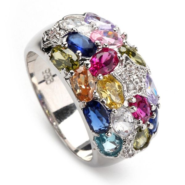 shunxunze big sellers wedding rings jewelery for women pink red peridot morganite blue yellow purple cubic zirconia rhodium plated r373, Silver
shunxunze big sellers wedding rings jewelery for women pink red peridot morganite blue yellow purple cubic zirconia rhodium plated r373, Silver
