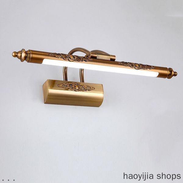 new toilet bathroom wall lamp bronze cabinet light led european makeup light decoration retro makeup mirror 500mm 8w
new toilet bathroom wall lamp bronze cabinet light led european makeup light decoration retro makeup mirror 500mm 8w