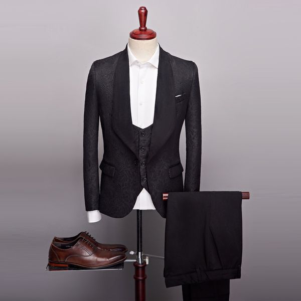 men's suits & blazers black wedding 3 piece men formal 36-46 fatos de casamento para noivo trajes hombres boda ropa hombre 2021, White;black
men's suits & blazers black wedding 3 piece men formal 36-46 fatos de casamento para noivo trajes hombres boda ropa hombre 2021, White;black