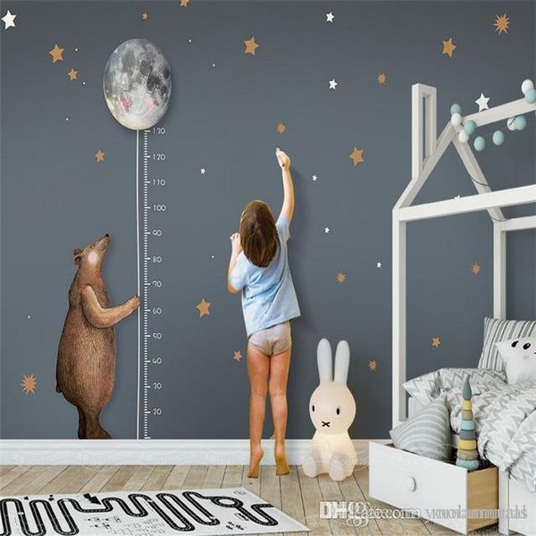 custom p wallpaper non-woven nordic simple cartoon bear moon measurement height children room background wall
custom p wallpaper non-woven nordic simple cartoon bear moon measurement height children room background wall