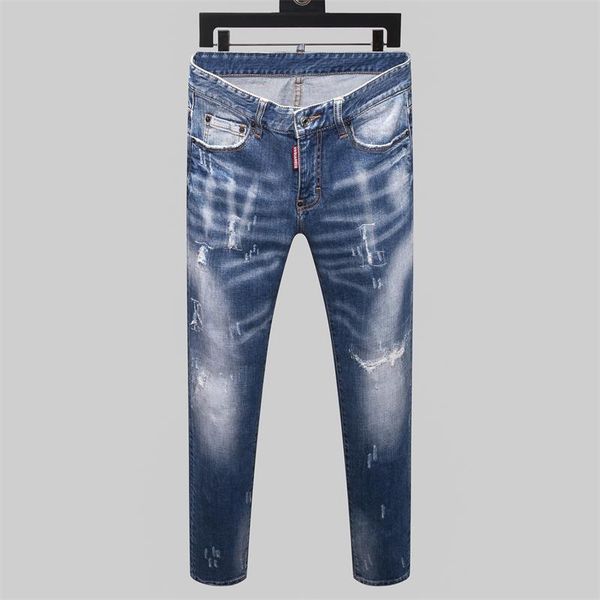 mens slim fit bleached hole skin-friendly printing high elasticity hole all-match cotton blue art youth pop denim for men long pants
mens slim fit bleached hole skin-friendly printing high elasticity hole all-match cotton blue art youth pop denim for men long pants