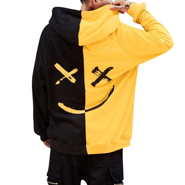 winter thick warm sweatshirt teen's smiling face fashion hooded collar print hoodie sweatshirt jacket drawing pullover, Black
winter thick warm sweatshirt teen's smiling face fashion hooded collar print hoodie sweatshirt jacket drawing pullover, Black
