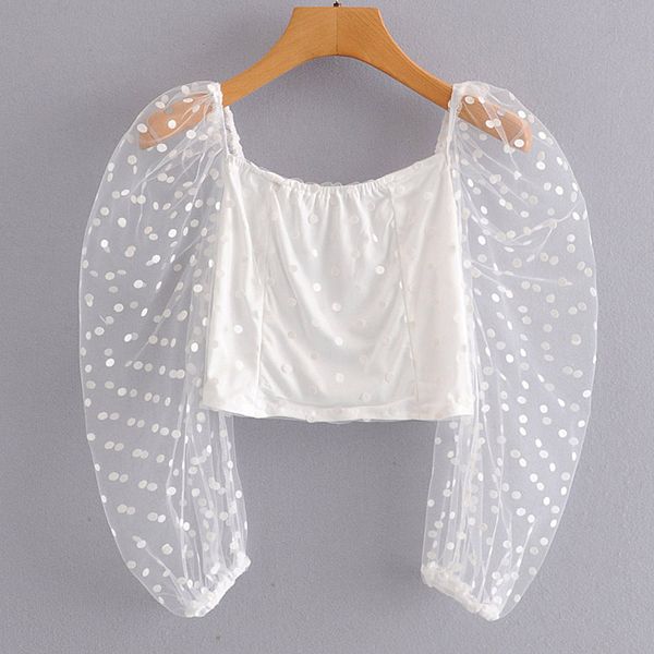 elina casual square collar tshirts women fashion dot printed short women elegant perspective sleeve tees female ladies di, White
elina casual square collar tshirts women fashion dot printed short women elegant perspective sleeve tees female ladies di, White