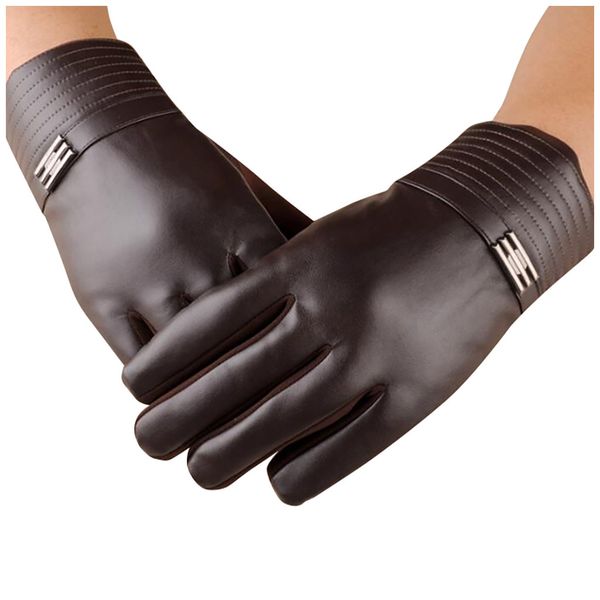 winter men touch screen artificial leather gloves thermal lined driving winter gift mittens full finger guantes thickened gloves, Black
winter men touch screen artificial leather gloves thermal lined driving winter gift mittens full finger guantes thickened gloves, Black