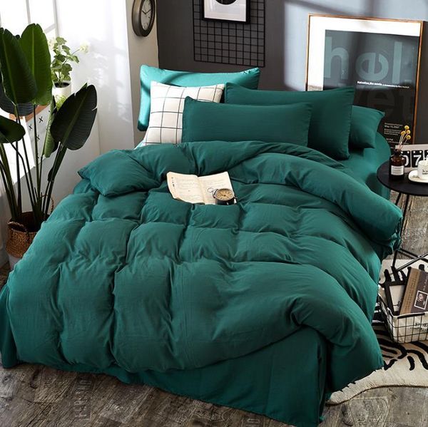 designer bedding sets washed cotton solid color single double bed student four-piece duvet cover bed sheet pillowcases home textile 4pcs/set
designer bedding sets washed cotton solid color single double bed student four-piece duvet cover bed sheet pillowcases home textile 4pcs/set