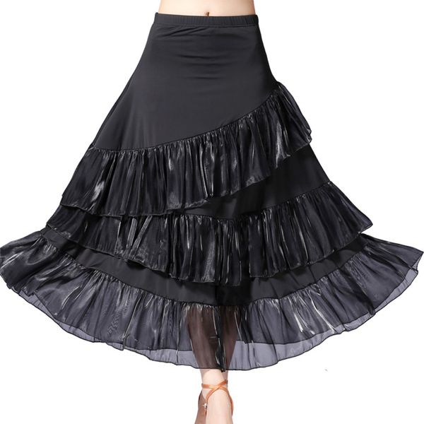 women midi skirt solid color irregular empire ankle-length performance dance skirt fashion modern/ballroom dance big swing, Black;red
women midi skirt solid color irregular empire ankle-length performance dance skirt fashion modern/ballroom dance big swing, Black;red