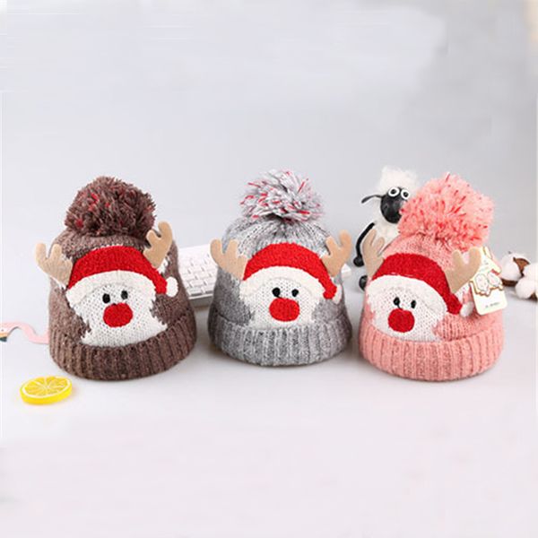 new children's christmas hat autumn and winter baby cute cartoon elk wool plus velvet thickening earmuffs knitted hat
new children's christmas hat autumn and winter baby cute cartoon elk wool plus velvet thickening earmuffs knitted hat