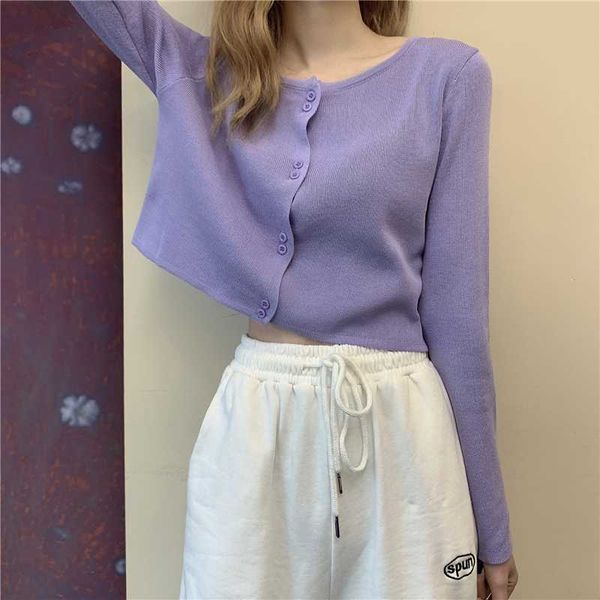 cropped cardigan women short knit sweater spring single-breasted long sleeve small cardigan student casual femme, White
cropped cardigan women short knit sweater spring single-breasted long sleeve small cardigan student casual femme, White