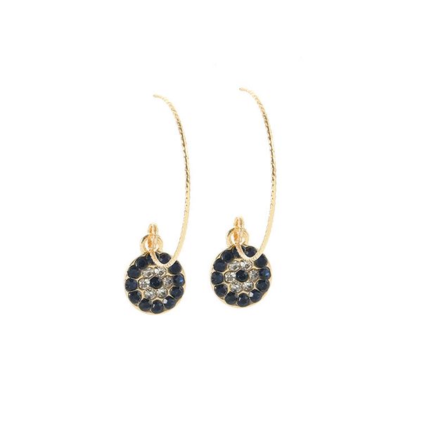korean fashion devil's eye earrings female temperament wild simple creative earrings crystal short tide ear hook, Golden;silver
korean fashion devil's eye earrings female temperament wild simple creative earrings crystal short tide ear hook, Golden;silver