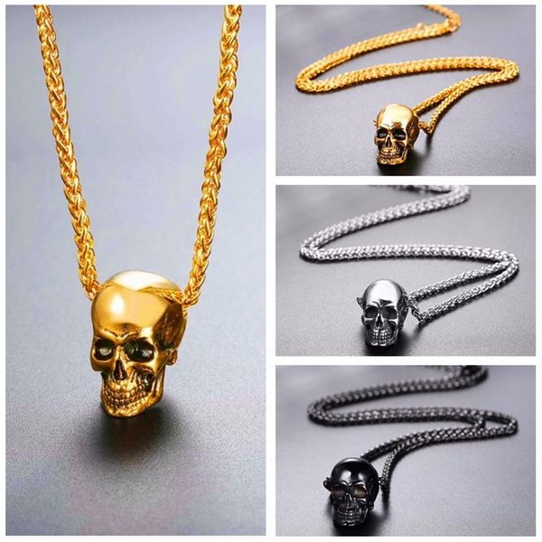 hip hop skull pendant necklace stainless steel gothic biker rock punk jewelry for men jewelry gift gold/black/silver color
hip hop skull pendant necklace stainless steel gothic biker rock punk jewelry for men jewelry gift gold/black/silver color
