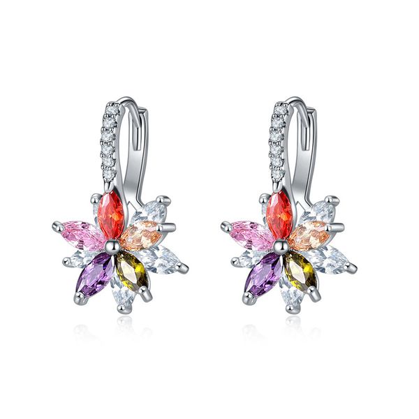 new jewelry 12 color fashion temperament color opal zircon flower earrings female fashion flower rhinestones, Silver
new jewelry 12 color fashion temperament color opal zircon flower earrings female fashion flower rhinestones, Silver