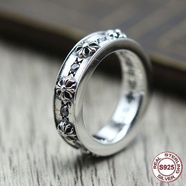 s925 pure silver men's ring individuality the punk style do old restoring ancient ways ring of cross crucifix gift to your lover
s925 pure silver men's ring individuality the punk style do old restoring ancient ways ring of cross crucifix gift to your lover
