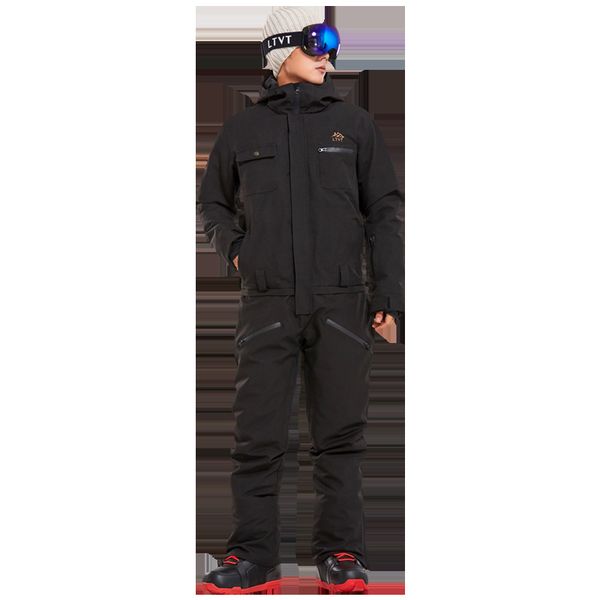 new men and women single board one-piece ski suit pants suit waterproof quilted single and double board couple ski clothes 
new men and women single board one-piece ski suit pants suit waterproof quilted single and double board couple ski clothes