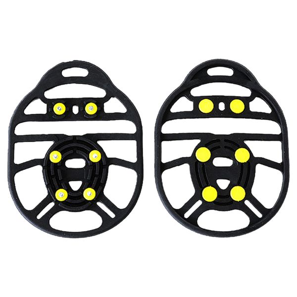 1 pair ice gripper hiking universal traction shoe spikes outdoor anti slip crampon 6 stud stretch fit winter climbing snow
1 pair ice gripper hiking universal traction shoe spikes outdoor anti slip crampon 6 stud stretch fit winter climbing snow