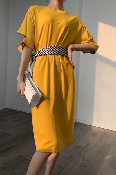 new spring yousef aljasmi languid is lazy wind the drape dress show thin letters split sleeve t-shirt pencil skirt, Black;pink
new spring yousef aljasmi languid is lazy wind the drape dress show thin letters split sleeve t-shirt pencil skirt, Black;pink