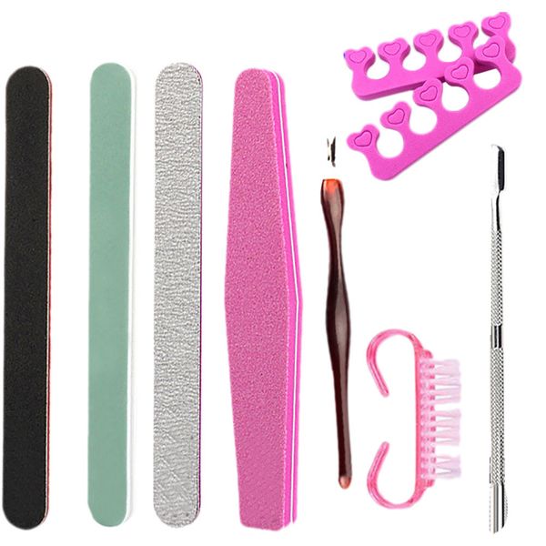 8pcs/lot nail file set for starter buffing grit nail sponges finger separator buffers sand block for portable tool set
8pcs/lot nail file set for starter buffing grit nail sponges finger separator buffers sand block for portable tool set