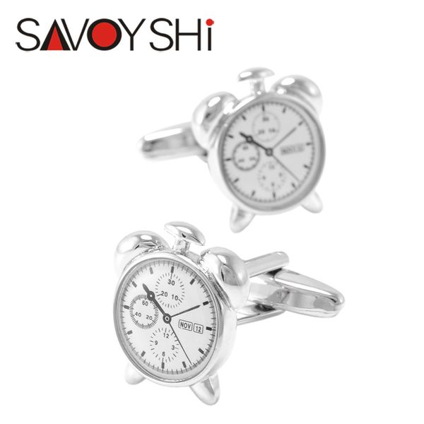 savoyshi brand jewelry classic высококачественный металлический будильник запонки французская рубашка запонки мужские деловая запонка, Silver
savoyshi brand jewelry classic высококачественный металлический будильник запонки французская рубашка запонки мужские деловая запонка, Silver