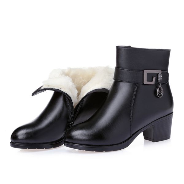 women's boots shoes new winter thick wool fur lined woman boots large warm ladies ankle booties black med heels
women's boots shoes new winter thick wool fur lined woman boots large warm ladies ankle booties black med heels