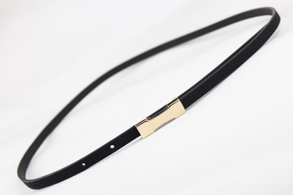 women's imitation pigskin color thin candy candy all-match simple alloy thin belt decorative belt, Black;brown
women's imitation pigskin color thin candy candy all-match simple alloy thin belt decorative belt, Black;brown