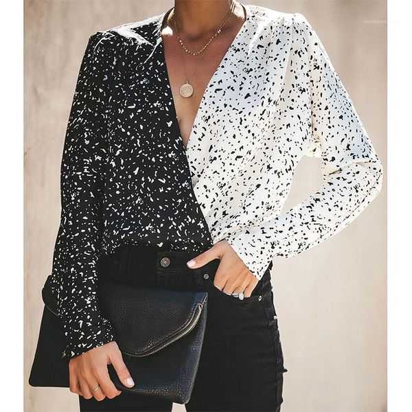 designer shirts long sleeve contrast color womens v neck blouses loose ladies casual fashion print womens, White
designer shirts long sleeve contrast color womens v neck blouses loose ladies casual fashion print womens, White