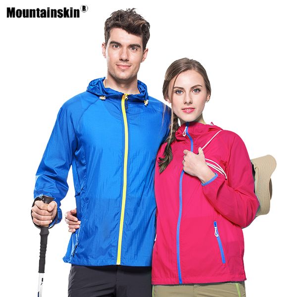 mountainskin men women's summer hiking jacket outdoor sport breathable thin windbreaker camping trekking female skin coats va509, Blue;black
mountainskin men women's summer hiking jacket outdoor sport breathable thin windbreaker camping trekking female skin coats va509, Blue;black