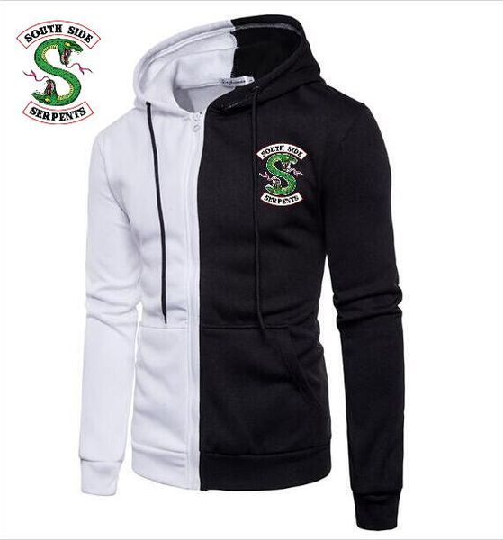 us drama south side serpents hoodie new patchwork hooded sweatshirt jacket men masculino fashion hoodie slim sportswear, Black
us drama south side serpents hoodie new patchwork hooded sweatshirt jacket men masculino fashion hoodie slim sportswear, Black