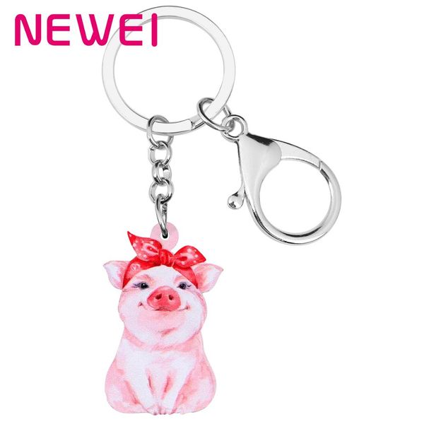 newei acrylic valentine's day headband pig key chains rings bag car purse keychain for women girls teens charms decoration gift, Silver
newei acrylic valentine's day headband pig key chains rings bag car purse keychain for women girls teens charms decoration gift, Silver