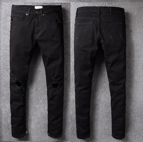 2020 mens distressed ripped biker jeans slim fit motorcycle biker denim for men fashion designer hip hop mens pants 28-40 17, Blue
2020 mens distressed ripped biker jeans slim fit motorcycle biker denim for men fashion designer hip hop mens pants 28-40 17, Blue