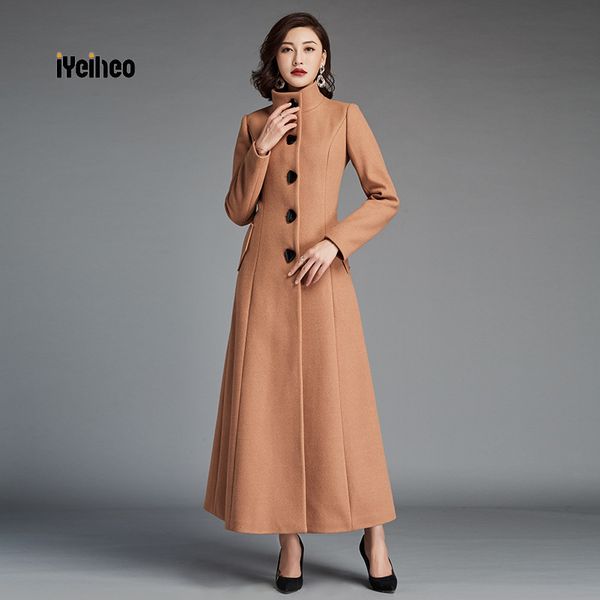 wool blends overcoat women long coat autumn winter 2019 new fashion turtleneck thicken warm slim woolen outerwear famale, Black
wool blends overcoat women long coat autumn winter 2019 new fashion turtleneck thicken warm slim woolen outerwear famale, Black