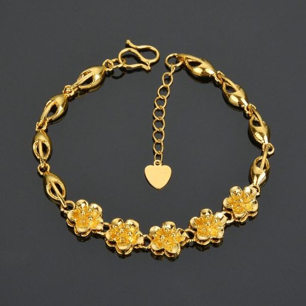 fashion bohemian gold color five flower bracelet for women punk link chain boho beach bangle female girl jewelry gift, Black
fashion bohemian gold color five flower bracelet for women punk link chain boho beach bangle female girl jewelry gift, Black