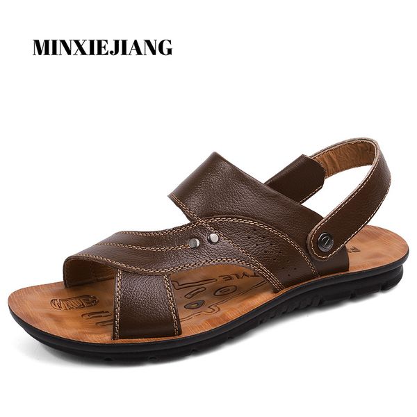 minxiejiang sandals, beach men's shoes, sandals and slippers korean version of the trend of breathable dual-use sandals, Black
minxiejiang sandals, beach men's shoes, sandals and slippers korean version of the trend of breathable dual-use sandals, Black
