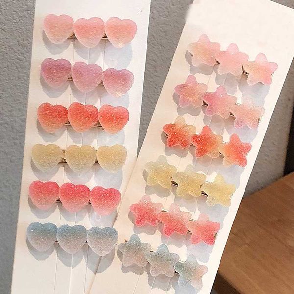 cute baby girl jelly color love fudge gradient color love star hair clip bangs clip simple headdress set 2pcs, Slivery;white
cute baby girl jelly color love fudge gradient color love star hair clip bangs clip simple headdress set 2pcs, Slivery;white