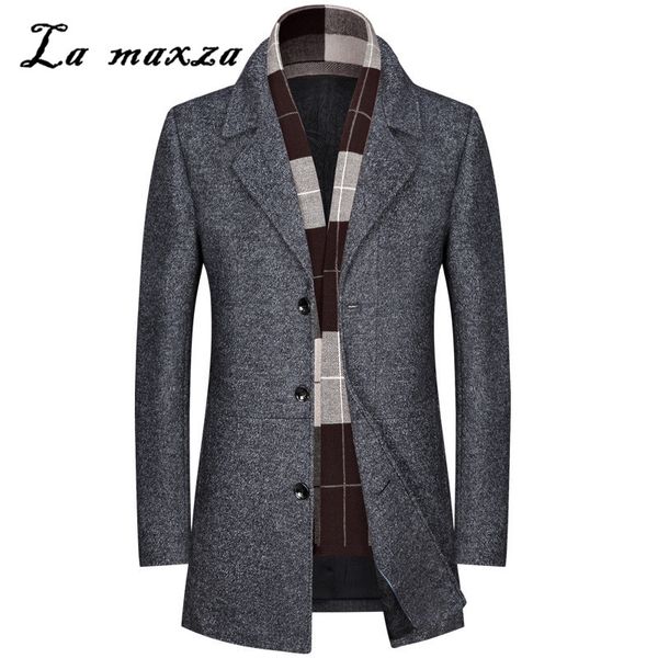 winter 2019 fashion turn-down collar slim overcoat smart casual single breasted coat for men, Black
winter 2019 fashion turn-down collar slim overcoat smart casual single breasted coat for men, Black