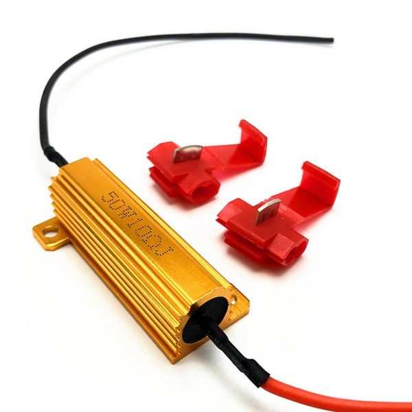 2xuniversal add-on 50w 6 ohm led load resistor for car led light bulbs error canbus controllers brake motorcycle with 8 quick wire clip
2xuniversal add-on 50w 6 ohm led load resistor for car led light bulbs error canbus controllers brake motorcycle with 8 quick wire clip