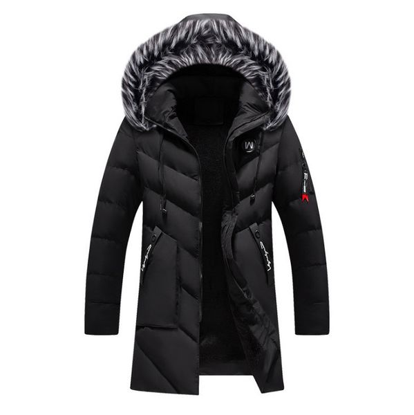 new brand men jackets casual cotton thick men 's fashion hooded jacket solid color coat winter jacket parka clothing, Black
new brand men jackets casual cotton thick men 's fashion hooded jacket solid color coat winter jacket parka clothing, Black