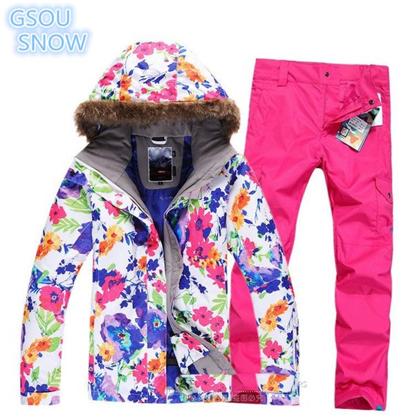 gsou snow for women ski suit windproof waterproof ski sports jacket + pants outdoor sports clothing warm women's coat pants set
gsou snow for women ski suit windproof waterproof ski sports jacket + pants outdoor sports clothing warm women's coat pants set