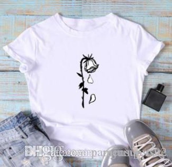 конструктор 19ss женщины tshirts лето rose printed стильный топы с коротким рукавом топы, White
конструктор 19ss женщины tshirts лето rose printed стильный топы с коротким рукавом топы, White