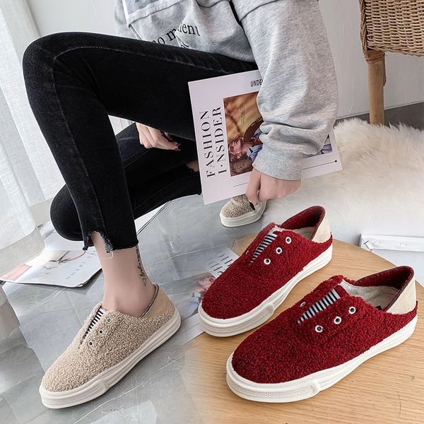 womens loafers shoes slip-on 2019 fashion women's round toe mixed colors casual female sneakers fur slip on modis lace-up flock, Black
womens loafers shoes slip-on 2019 fashion women's round toe mixed colors casual female sneakers fur slip on modis lace-up flock, Black