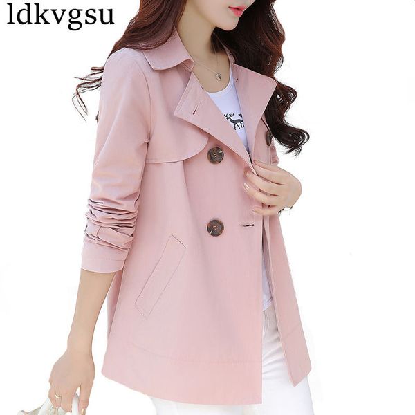 2019 new spring autumn coat short paragraph windbreaker female plus size xs-4xl korean trench coats for women outerwear v238, Tan;black
2019 new spring autumn coat short paragraph windbreaker female plus size xs-4xl korean trench coats for women outerwear v238, Tan;black