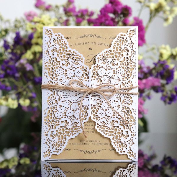 hollowed-out lace elegant engagement party decor greeting card west wedding 10pcs laser cut bridal shower gift invitations cards
hollowed-out lace elegant engagement party decor greeting card west wedding 10pcs laser cut bridal shower gift invitations cards