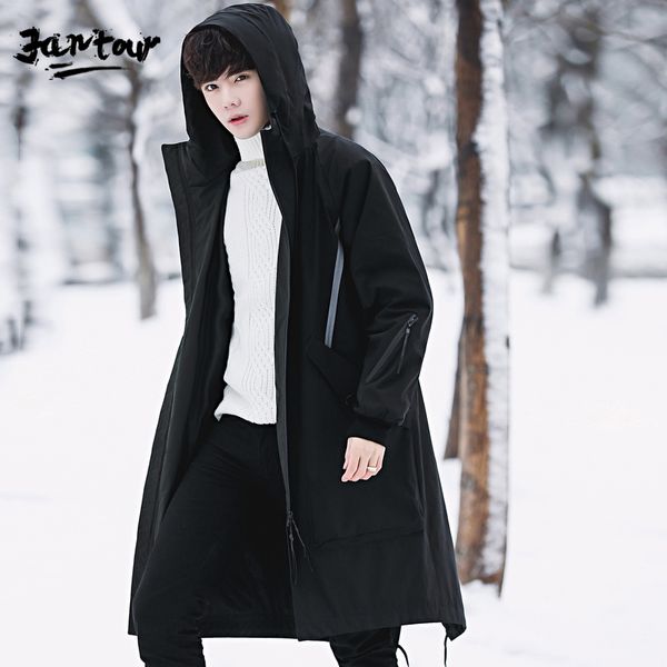 2019 new winter men's hooded white duck down down jacket men's trench coat jackets coats long style zipper big size m-4xl, Black
2019 new winter men's hooded white duck down down jacket men's trench coat jackets coats long style zipper big size m-4xl, Black