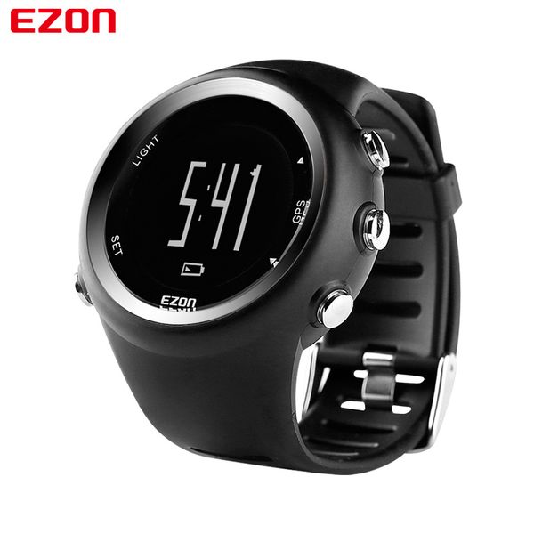 ezon t031 mens gps sports watches 50m waterproof distance pace calorie counter gps timing multifunctional digital wrist watches, Slivery;brown
ezon t031 mens gps sports watches 50m waterproof distance pace calorie counter gps timing multifunctional digital wrist watches, Slivery;brown
