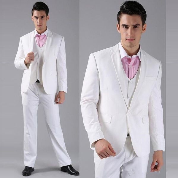 new custom white slim fit men suits wedding groom tuxedos 3 pieces (jacket+pants+vest) bridegroom suits business prom wear 276, Black;gray
new custom white slim fit men suits wedding groom tuxedos 3 pieces (jacket+pants+vest) bridegroom suits business prom wear 276, Black;gray
