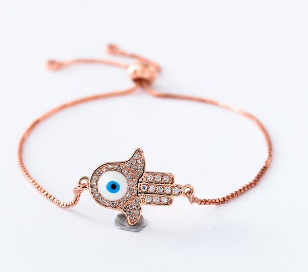 4mm gold silver rose fg424b gold turkish evil eye bracelet hamsa hand micro pave cz zircon rope adjusted chain bracelet eye bangles, Black
4mm gold silver rose fg424b gold turkish evil eye bracelet hamsa hand micro pave cz zircon rope adjusted chain bracelet eye bangles, Black