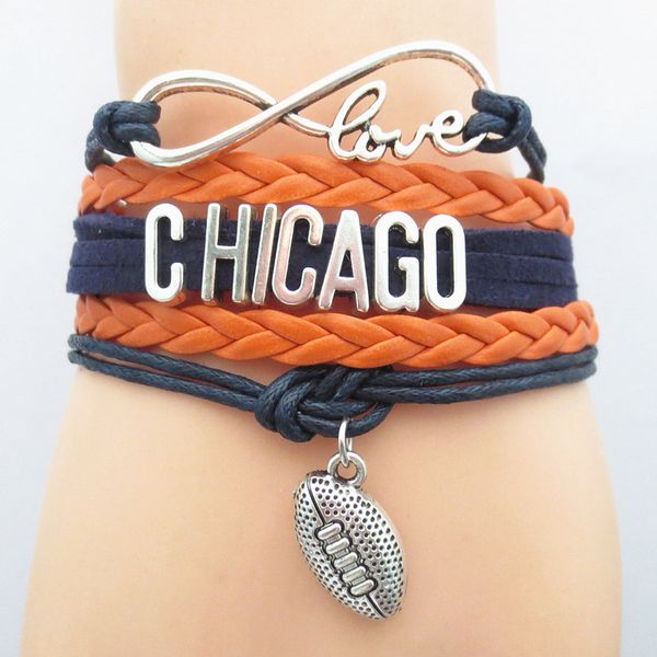 ювелирные изделия infinity love chicago state футбол спортивная команда браслет синий оранжевый спортивные подарки дружбы b09008, Golden;silver
ювелирные изделия infinity love chicago state футбол спортивная команда браслет синий оранжевый спортивные подарки дружбы b09008, Golden;silver