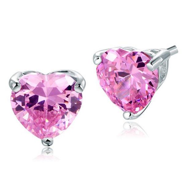 exquisite women earrings stud bridal 2 ct pink heart cut stud 925 sterling silver stud earrings jewelry, Golden;silver
exquisite women earrings stud bridal 2 ct pink heart cut stud 925 sterling silver stud earrings jewelry, Golden;silver