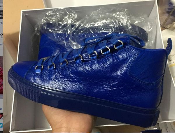 wholesale - markcenter new man arena shoes leather wrinkled skin ng big size kanye west arena brand trainers rouge braise men, Black
wholesale - markcenter new man arena shoes leather wrinkled skin ng big size kanye west arena brand trainers rouge braise men, Black