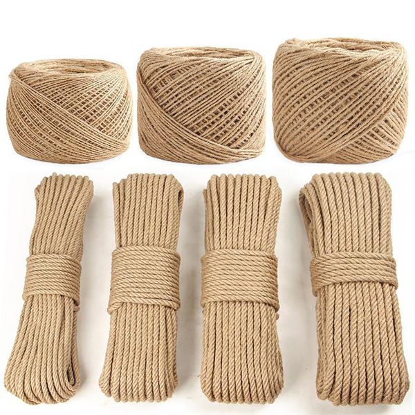 diy natural fine hand woven cable retro natural jute twine cat climbing frame burlap string tied rope florists craft deco, Black;white
diy natural fine hand woven cable retro natural jute twine cat climbing frame burlap string tied rope florists craft deco, Black;white
